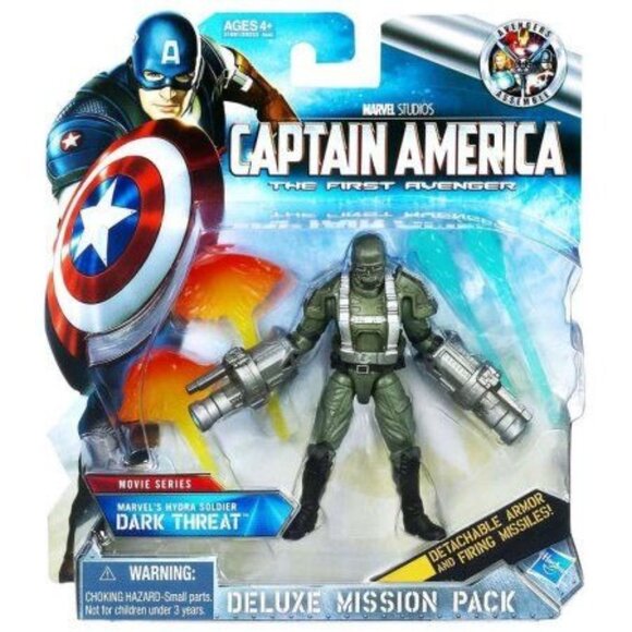 Marvel Captain America Dark Threat Hydra Soldier Action Figure With Detachable A - Picture 1 of 8